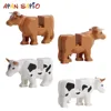 Animal Building Blocks Model Crocodile Leopard Educational Games Figure Brick Toys for Children Kids 6