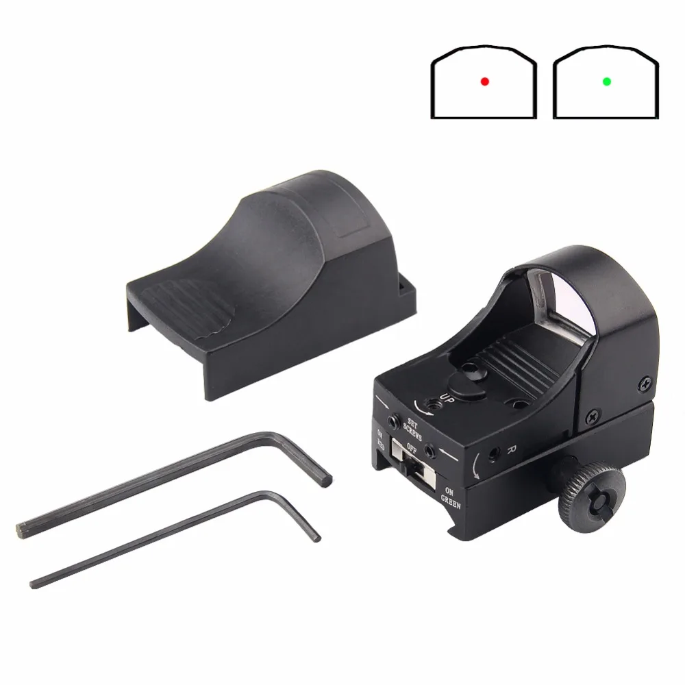 Hunting Mini Red Green Dot Scope Reflex Sight With OnOff Switch For Tactical Airsoft Shooting RL5-0006-18