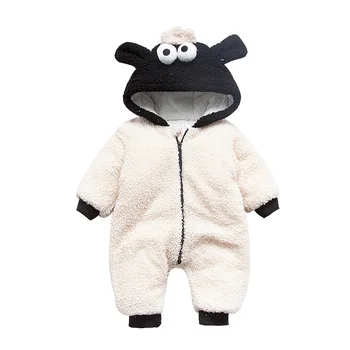 

Cute Baby Boy Girl Winter Rompers Hooded Deer Romper Boys Warm Clothes Costome Kids Jumpsuit Baby clothes set