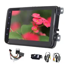 Car Head Unit 8 Inch android 4.4 WIFI GPS Navigation AM/FM Radio Bluetooth Handsfree for Volkswagen Wireless Reversing Camera