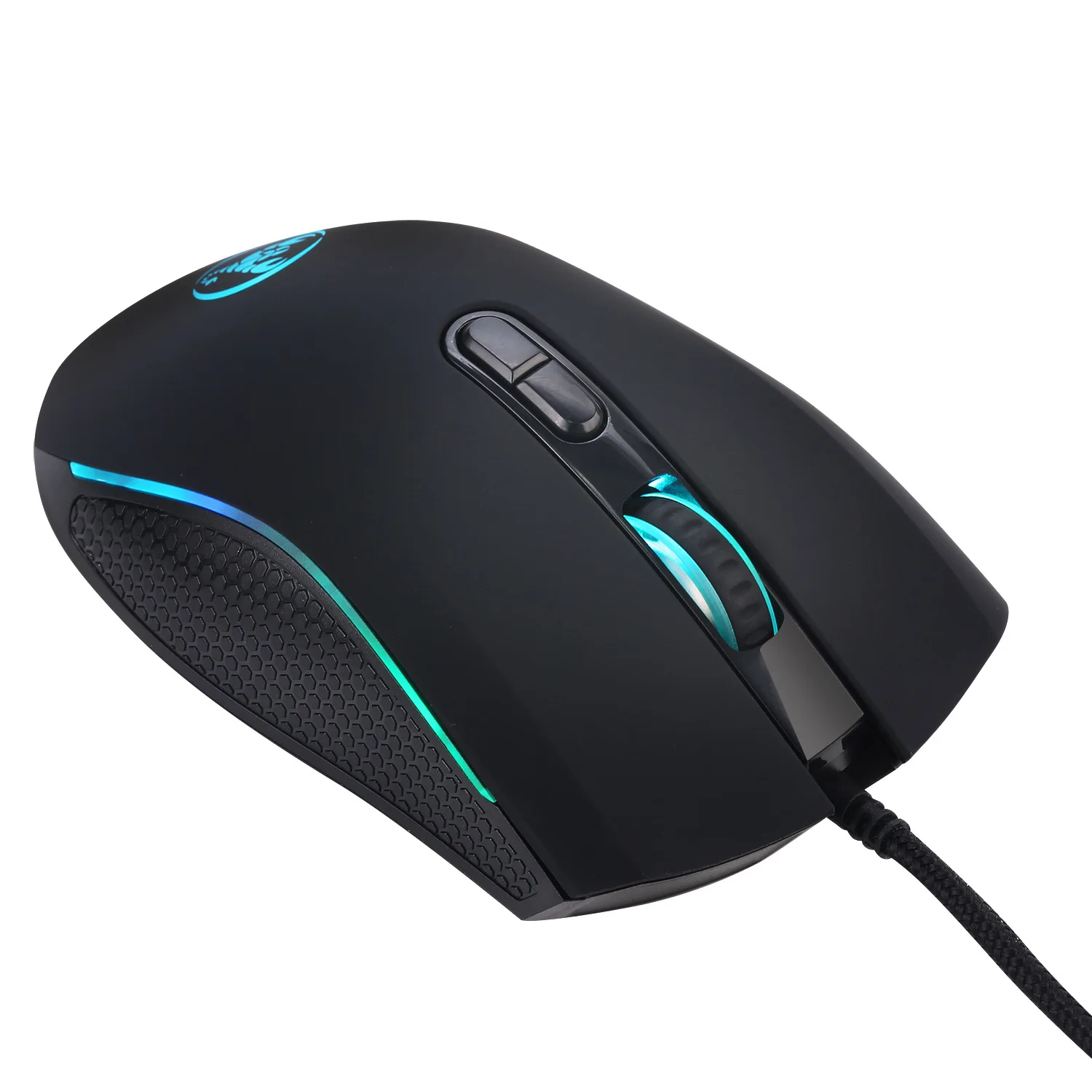 Hongsund  High-end optical professional gaming mouse with 7 bright colors LED backlit and ergonomics design For LOL CS