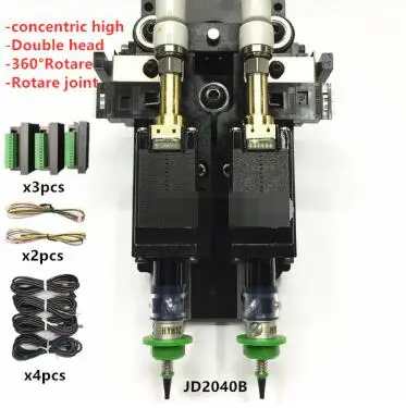 JD2040 SMT DIY монтажный разъем Nema8 полый вал шаговый для палочки место двойной головкой - Цвет: type 4