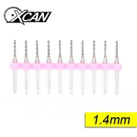 XCAN 10 шт. 1,4 мм импорт карбида печатной платы сверла Распечатать платы мини ЧПУ сверлильный Набор бит Деревообрабатывающие инструменты - изображение