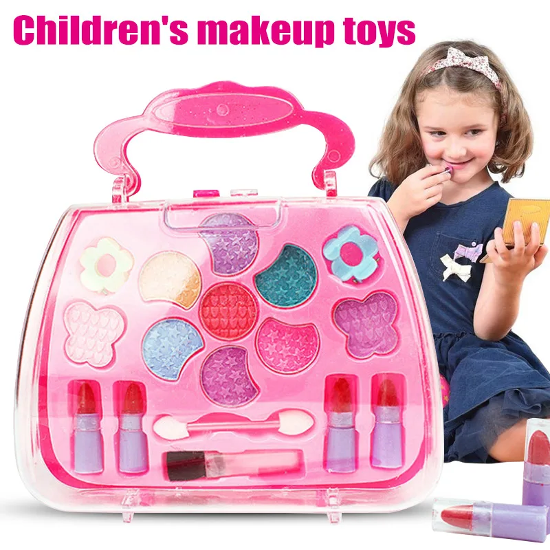 Принцесса игрушки девушка макияж инструменты набор чемодан косметический ролевые игры комплект детский подарок BM88