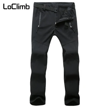 

LoClimb Women's Winter Camping Hiking Pants Waterproof Trekking Outdoor Sports Trousers For Women Snow Climbing Ski Pants AW030