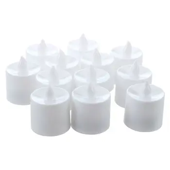 

12-Pack Tealight Candle LED White Red Yellow Green Blue Cool white Warm white