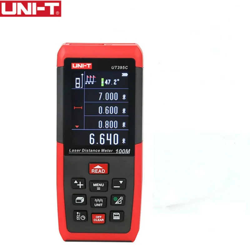 UNI-T UT395C Professional Laser Distance Meters Lofting Test Levelling Instrument Area/Volume Data Storage Max 100m UNI-T UT395C Professional Laser Distance Meters Lofting Test Levelling Instrument Area/Volume Data Storage Max 100m