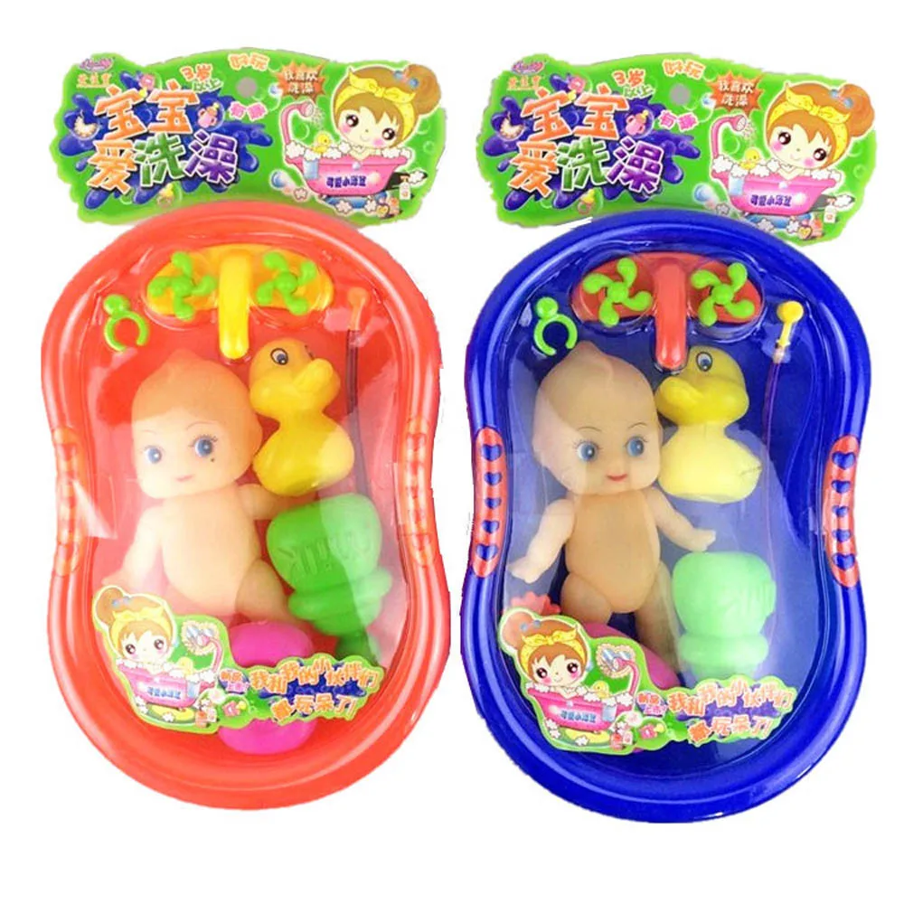 

bath toys for kids Baby Doll in Bath Tub With Shower Accessories Set Kids Pretend Role Play Toy kids bath toys bebe lloron jugue