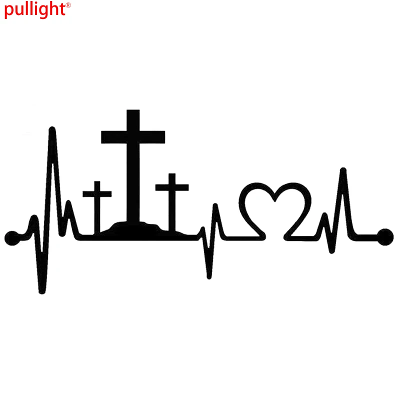 

Three Crosses Cross Jesus Faith Vinyl Decal Car Sticker