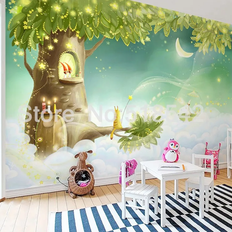 Пользовательские фото обои 3d мечта c Книги по искусству Ун детская комната Гостиная Спальня домашнее украшение Стены Книги по искусству Настенные обои для стен 3 D