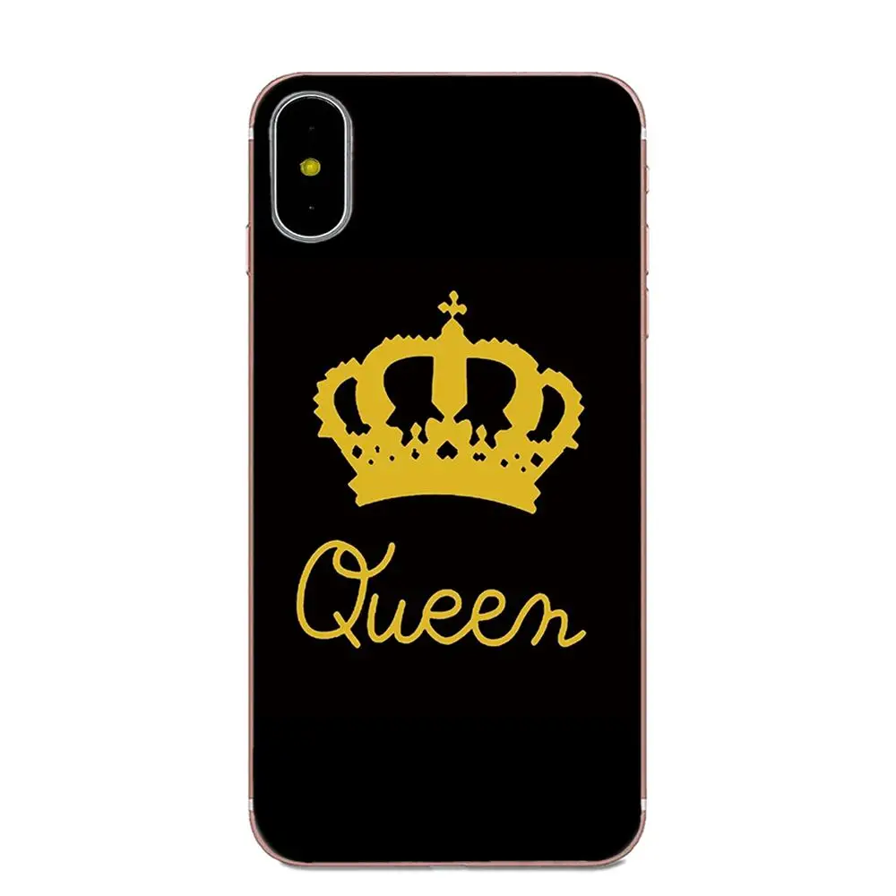 Король queen 01 брендовая парная ТПУ Популярные для Galaxy Alpha Core Note 2 3 4 S2 A10 A20 A20E A30 A40 A50 A60 A70 M10 M20 M30