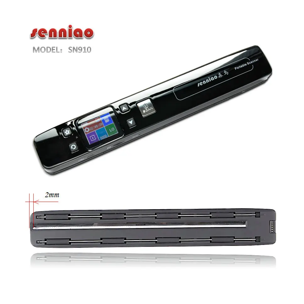 ماسح محمول senniao sn910 الصفر هامش كتاب مزدوجة الأسطوانة معاينة بطارية ليثيوم HD A3 التلقائي تخليق صورة كبيرة