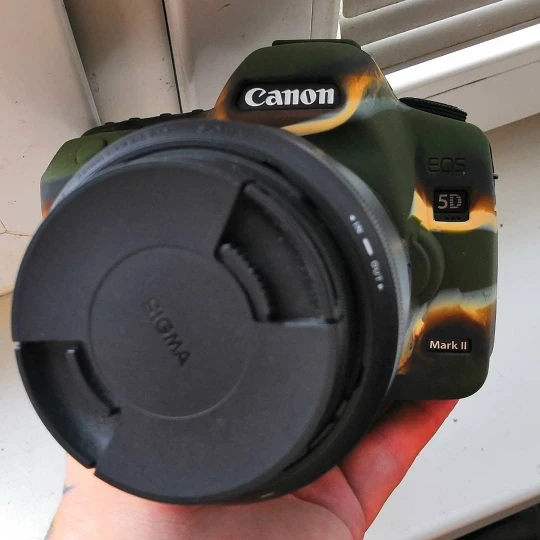 Силиконовый кожаный брони чехол защитный для Canon EOS 5D Mark II 5D2 DSLR корпус