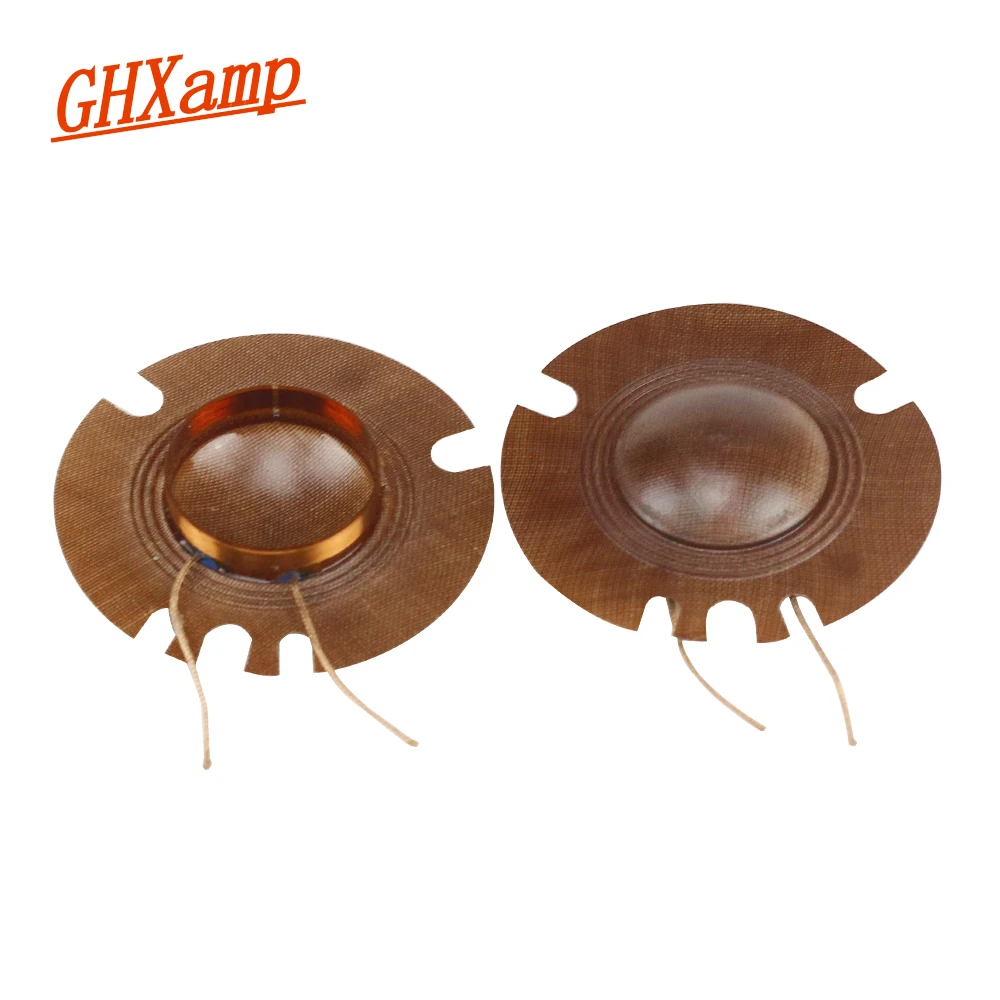 

GHXAMP 25.5 Core Broadcast Treble Voice Coil Alarm Ring 4.2-8OHM 20W KSV Speaker Repairs Voice Coil Same Wires 2PCS
