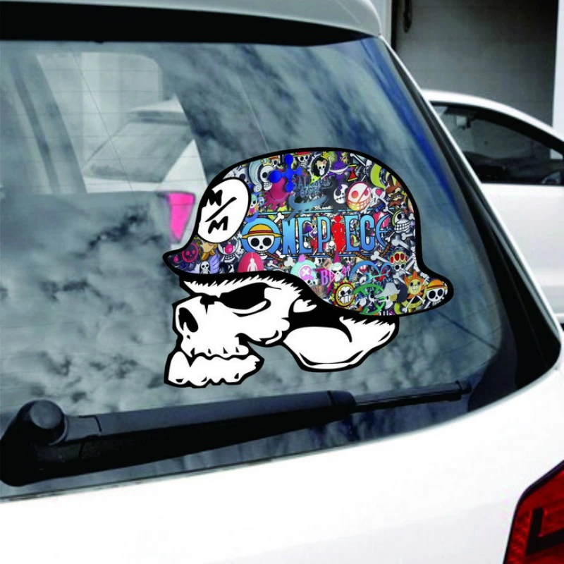 

Volkrays Car Stickers Accessories Flag Eagle Skull Decal Decoration for Peugeot 307 206 407 406 405 3008 4008 208 308 306 107