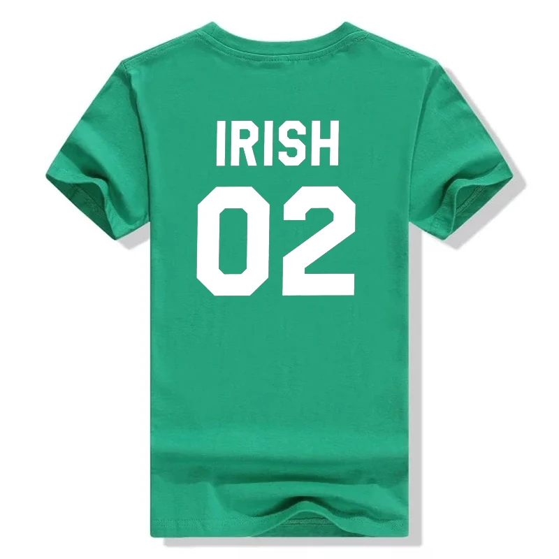 Irish 01 02 St Patrick day T Shirts Couple T Shirts For Lovers Casual Match Couple Clothes Summer Men Women Valentine's Tops Tee