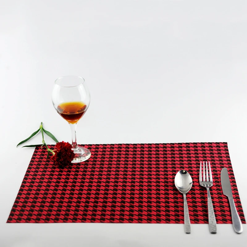 Colorful Upscale Heat Resistant Placemat Drink Glass Coaster Tray hot
