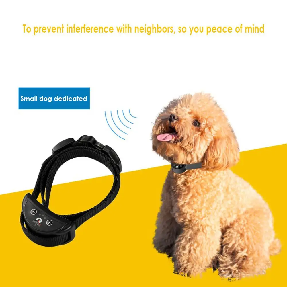 

Bark Collar Adjustable Shock Static Dog Bark Stop Collar No Barking Collar Dog Training Collar System For Small Or Medium Dogs