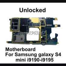 Original Unlocked For Samsung galaxy S4 mini i9195 i9190 motherboard ,100% working mainboard with logic system board