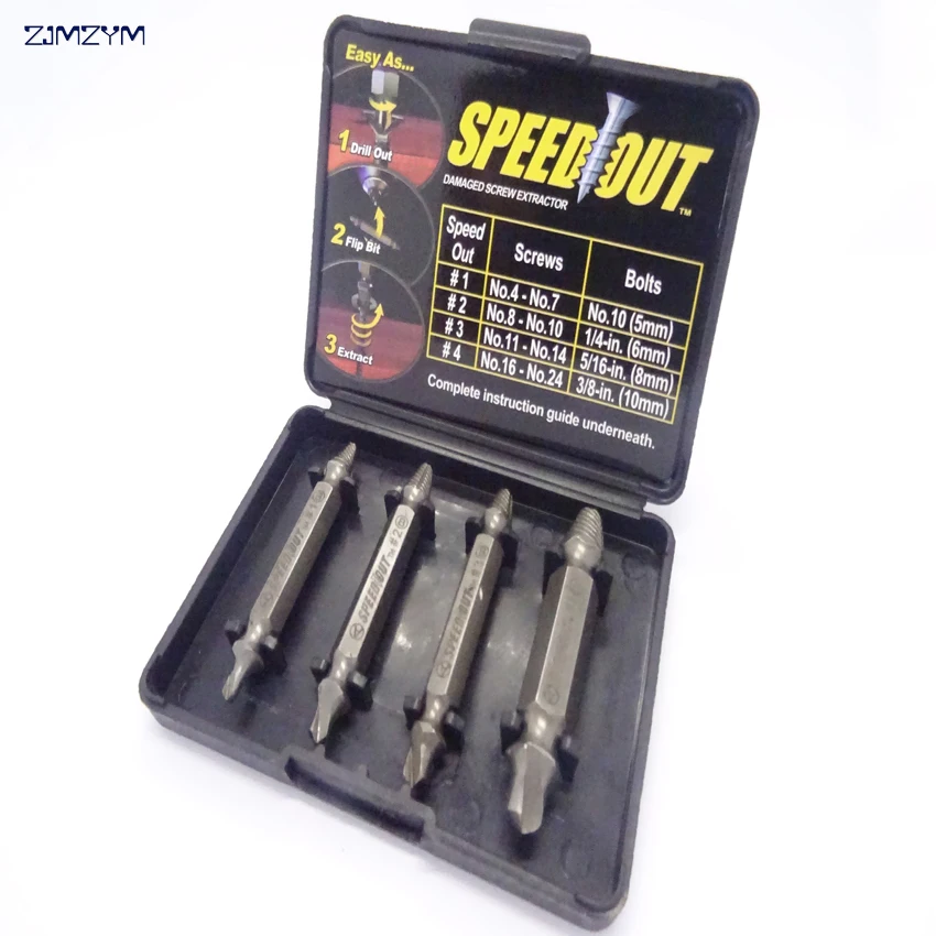 5 bag/package Speed Out Core Drill bit Damaged Screw Extractor Remover
