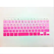 Rainbow JP keyboard Color English KeyboardX15 Cover Skin Protector For Apple MacBook Air Pro Retina 13