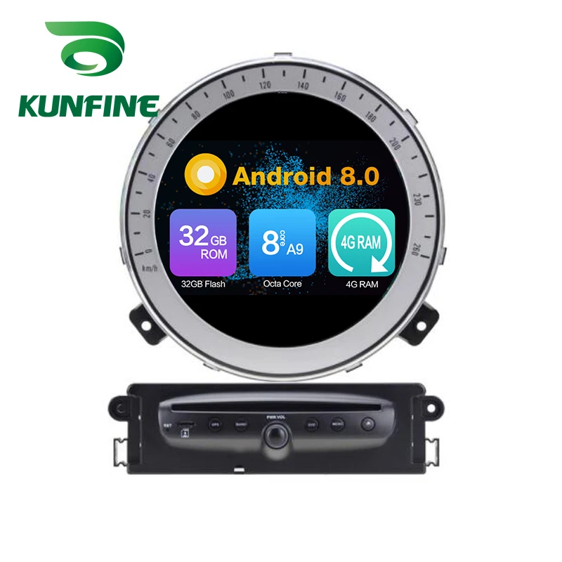 Flash Deal Octa Core 4GB RAM Android 8.0 Car DVD GPS Navigation Multimedia Player Car Stereo for BMW Mini Cooper After 2006-2013 Year 3