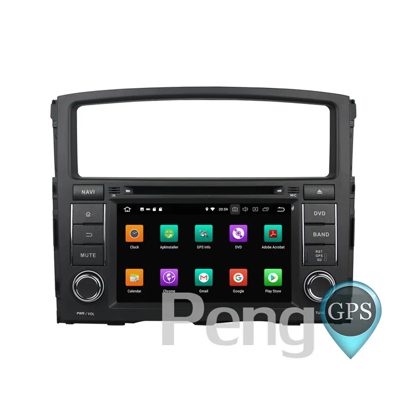 Cheap 4G+32G Octa Core 2 Din Stereo Android 8.0 Car Radio for Mitsubishi PAJERO V97V93 2006-2012 GPS Navigation CD DVD Player 3