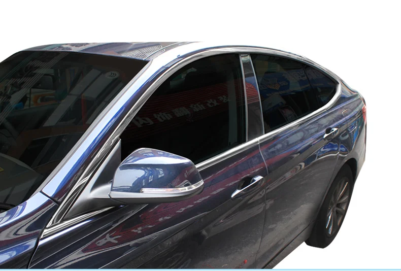 Двери автомобиля Полный оконная рама, окно формование порогов Накладка для BMW F34 3 серии GT320i GT328i GT335i 2013
