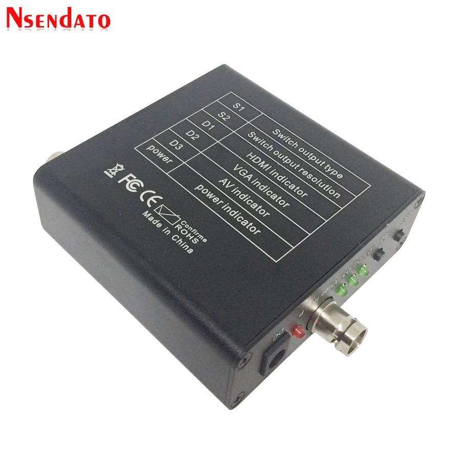 Full HD Поддержка автораспознавания 5MP 2MP 720P 1080P AHD к HDMI VGA CVBS преобразователь для