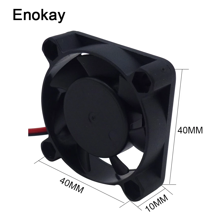 Оптовая продажа 5 штук Enokay Заводская поставка DC 12V 24V 4010 вентилятор 3D принтер