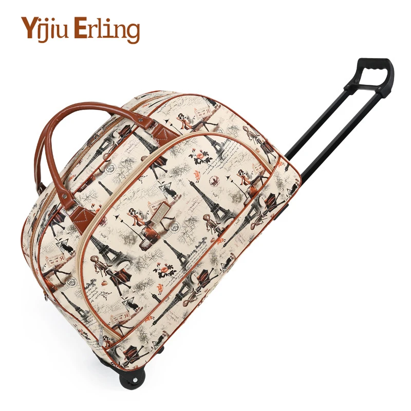 

New Hot Fashion Women Trolley Luggage Rolling Suitcase Brand Casual Stripes Rolling Case Travel Bag on Wheels Luggage Suitcase
