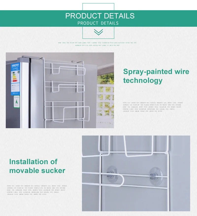 Miltifunctional кухонный держатель для хранения, боковая полка для хранения холодильника, органайзер для кухни, принадлежности, подвесной органайзер для холодильника