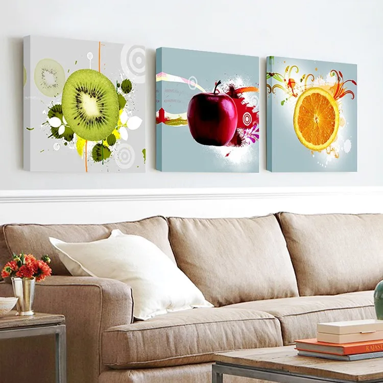 Canvas Art Kitchen Wall Art Fruit Juice Kitchen Decor Oil Painting On