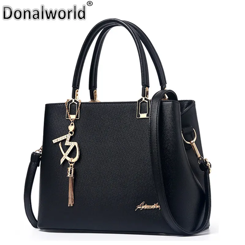 

Donalworld Women Handbags 2018 New Fashion Bags PU Leather Shoulder Messenger Bags Female Crossbody Bag Large Tote Bag Bolsa