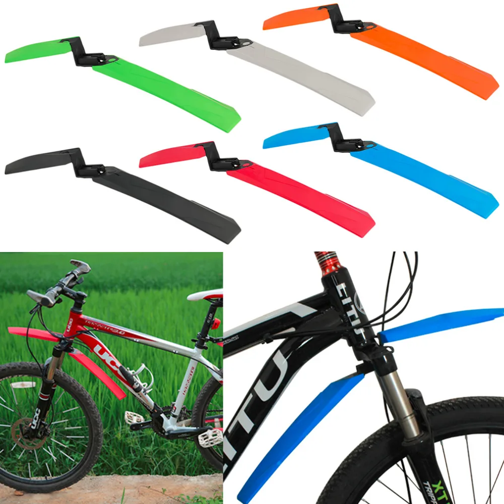 font b Cycling b font Mountain Bicycle Bike Front Back Rear Tire Mud Guards Fenders