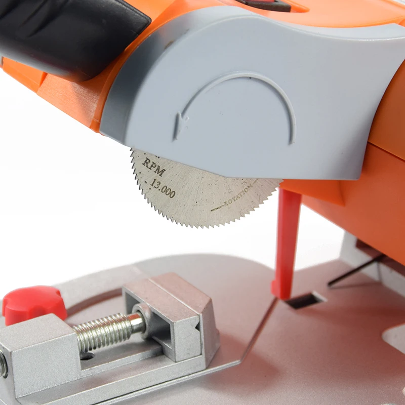  XCAN Multifuncation Mini Table Saw Bench Cut-off Saw HSS Blade for Cutting Metal Wood Plastic with 