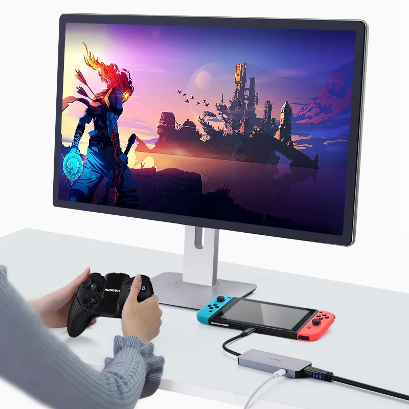 Llano кабель Переходник usb c на hdmi dex разветвитель usb3.0 Тип RJ45 Thunderbolt 3 портами