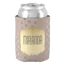Элегантные и девчачьи золотые блестящие точки бежевый может охладить популярный неопреновый держатель банки пива стильные свадебные значительные вечерние может держатель