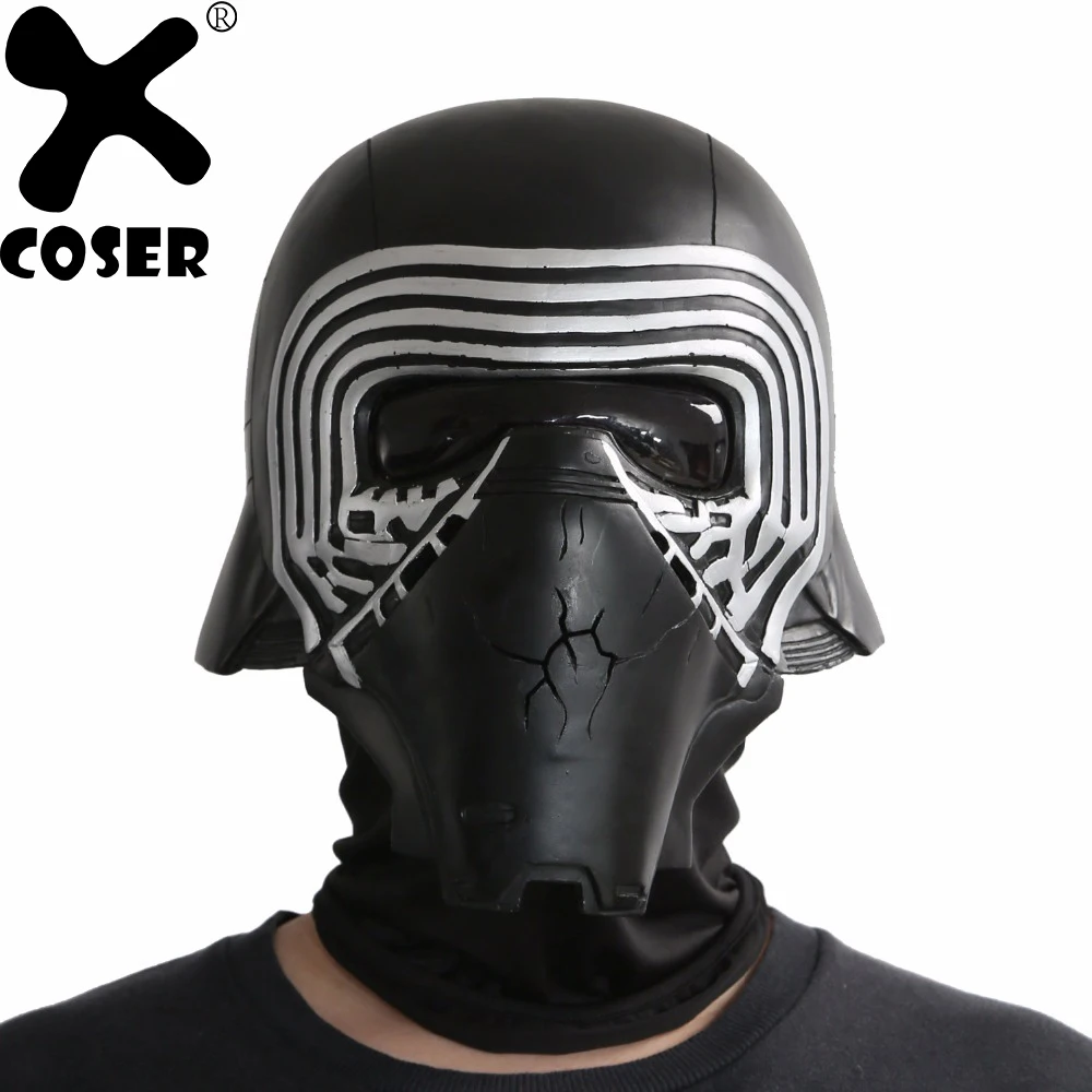 XCOSER классический шлем Kylo Ren Звездные войны 7 The Force Awakens Косплей крутой ПВХ полный