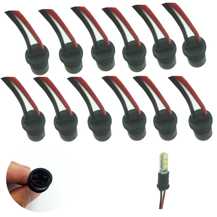 T10 W5W 168 194 LED Bulb Connector Socket Car Auto Truck Light
