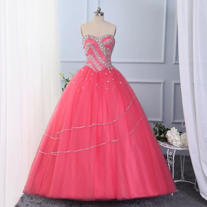 coral quinceanera dresses
