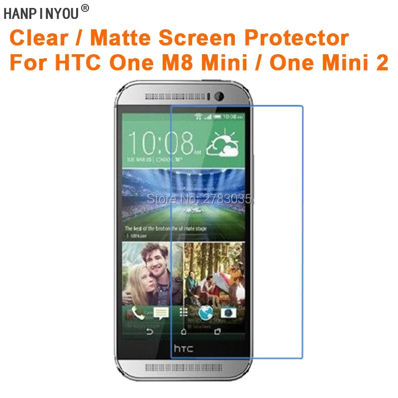 Новый HD прозрачный/антибликовый матовый протектор экрана для HTC One M8 Mini 2 4 5