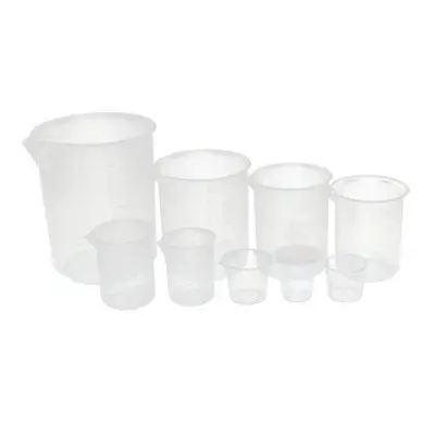 

Set Kitchen Labotary Plastic Measurement Cup Jug Pour Spout Container