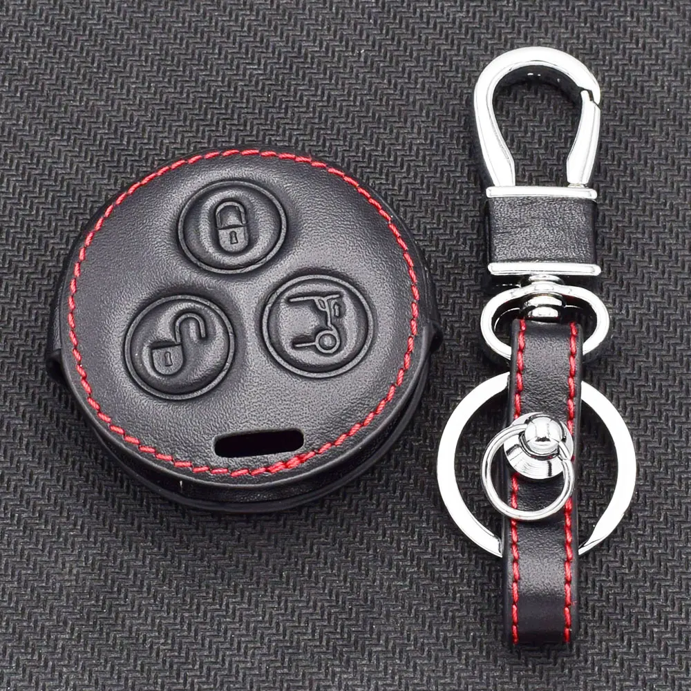 3 Mercedes Benz Smart Fortwo Forfour City leather car key case cover
