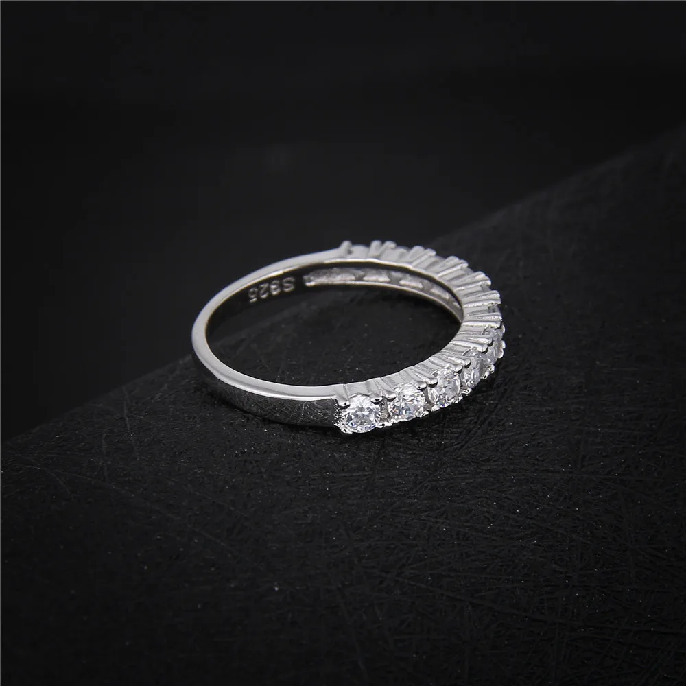 wholesale chic 925 sterling silver rings for women AAA rhinestone jewelry wedding engagement aneis crystal bague femme DD144