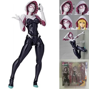 

Anime Spider Woman Gwen PVC Action Figure Model Toy Cartoon Spider Woman DIY Display Juguetes Creative Brinquedos Gift