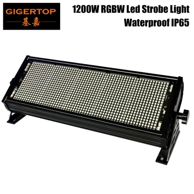 Gigertop, TP-S1200RGBW, водонепроницаемый, RGBW, 1200 Вт, светодиодный стробоскоп, светильник для сцены, вечерние, для свадьбы, дискотеки, с помощью DMX 512 управления, 7/18 каналов - Цвет: 1