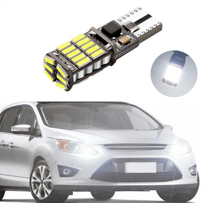 

BOAOSI 1X LED T10 W5W Car Parking Light Wedge Light For Ford focus 1 2 3 fiesta mondeo ecosport kuga