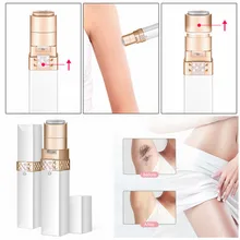 Мини Женская бритва для удаления волос для женщин, для тела, электрическая губная помада, инструмент для бритья, бритва для удаления волос, воск для депиляции