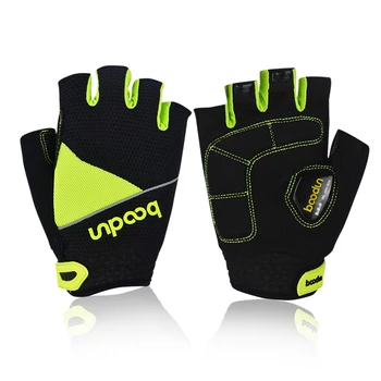 

Men Women Half Finger Cycling Gloves Breathable Silicone Anti-slid Shockproof Gloves Summer MTB Bike Riding Gloves